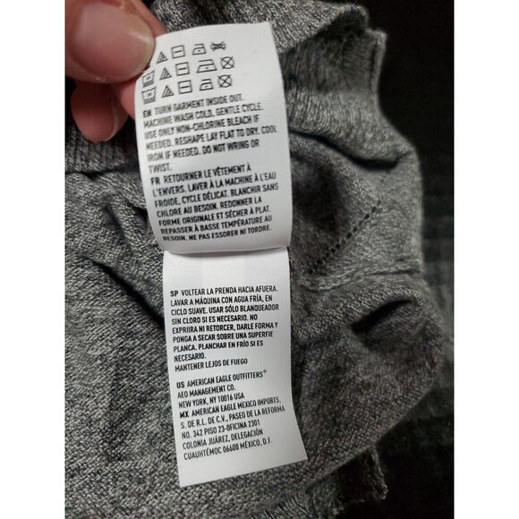 American Eagle‎ Outfitters Grey Sweater Womens Small - Picture 3 of 9
